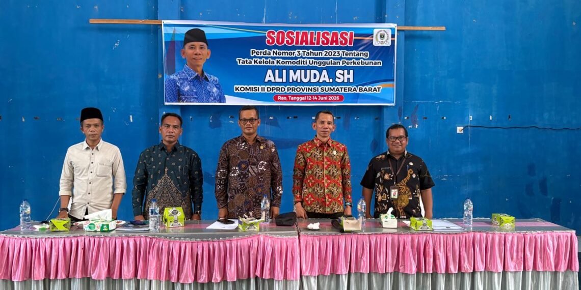 Petani Rao Didorong Naik Kelas, Ali Muda Kenalkan Perda yang Fokus pada Hilirisasi dan Nilai Tambah Perkebunan